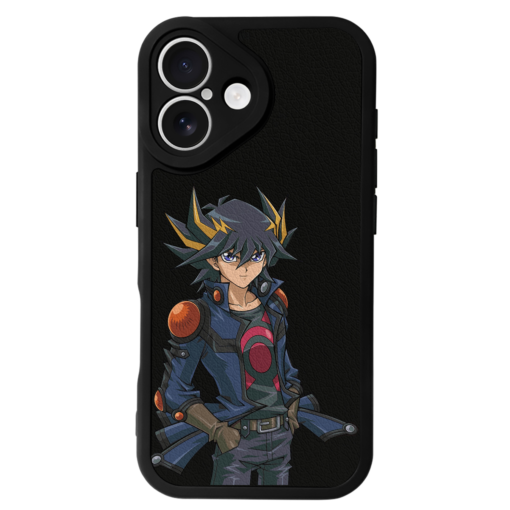 遊☆戯☆王 Yu-Gi-Oh! 【iPhone 16シリーズ対応】シリコンスマホケース（レザー調） 材質：シリコン